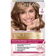 L\'Oreal Paris Promo Elvive Color Vive Shampoo 400ml & Excellence Creme, 7 Блондинка 1 бр L\'Oreal Paris Promo Elvive Color Vive Shampoo 400ml & Excellence Creme, 7 Блондинка 1 бр
