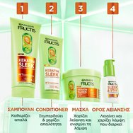Garnier Promo Fructis Keratin Sleek Shampoo 200ml & Conditioner 200ml & Keratin Fructis Sleek & Stay Serum 100ml & Fructis Keratin Sleek Mask 370ml Garnier Promo Fructis Keratin Sleek Shampoo 200ml & Conditioner 200ml & Keratin Fructis Sleek & Stay Serum 100ml & Fructis Keratin Sleek Mask 370ml