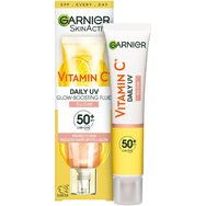 Garnier Promo Skinactive Vitamin C Daily UV Glow-Boosting Fluid Spf50+, 40ml & Glow Boosting Eye Cream 15ml & Glow Boost Serum 30ml Garnier Promo Skinactive Vitamin C Daily UV Glow-Boosting Fluid Spf50+, 40ml & Glow Boosting Eye Cream 15ml & Glow Boost Serum 30ml