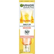 Garnier Promo Skinactive Vitamin C Daily UV Glow-Boosting Fluid Spf50+, 40ml & Glow Boosting Eye Cream 15ml & Glow Boost Serum 30ml Garnier Promo Skinactive Vitamin C Daily UV Glow-Boosting Fluid Spf50+, 40ml & Glow Boosting Eye Cream 15ml & Glow Boost Serum 30ml