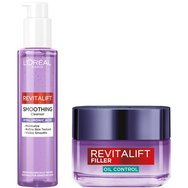 L\'Oreal Paris Promo Revitalift Filler Hyaluronic Gel-Cream 50ml & Smoothing Cleanser Spray 150ml L\'Oreal Paris Promo Revitalift Filler Hyaluronic Gel-Cream 50ml & Smoothing Cleanser Spray 150ml