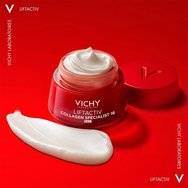 Vichy Promo Liftactiv Collagen Specialist 16 Day Cream 50ml & Подарък Night Cream 15ml & Подарък торбичка 1 бр Vichy Promo Liftactiv Collagen Specialist 16 Day Cream 50ml & Подарък Night Cream 15ml & Подарък торбичка 1 бр
