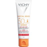 Vichy Promo Capital Soleil Anti-Age Antioxidant Protective Care Spf50, 50ml & Подарък After Sun 100ml