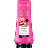 Schwarzkopf Gliss Supreme Length Conditioner Балсам за дълга коса с цъфтящи краища и мазни корени 200ml