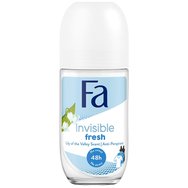 Fa Invisible Fresh Lily 48h Anti Perpirant Deodorant Roll on 50ml - Дезодорант 48 -часова защита от пот и воня срещу петна Fa Invisible Fresh Lily 48h Anti Perpirant Deodorant Roll on 50ml - Дезодорант 48 -часова защита от пот и воня срещу петна
