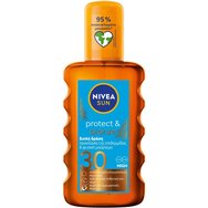 Nivea Sun Protect & Bronze Oil Spf30 Spray Activates Natural Tan 200ml Nivea Sun Protect & Bronze Oil Spf30 Spray Activates Natural Tan 200ml