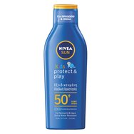 Nivea Sun Kids Protect & Play Spf50+ Lotion Developed For Children's Skin 200ml - Много висока защита на слънцезащитния крем за лице за бебе