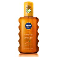Nivea Sun Carotene Oil Spray 200ml - Масло за тен за златен дълбок тен и надеждна защита от UVA и UVB лъчения Nivea Sun Carotene Oil Spray 200ml - Масло за тен за златен дълбок тен и надеждна защита от UVA и UVB лъчения