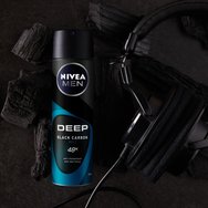 Nivea Promo Men Deep Beat Black Carbon 48h Anti-Perspirant Spray 300ml (2x150ml)