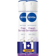 Nivea Promo Women Fresh Sensation 72h Anti-Perspirant Spray 300ml (2x150ml)