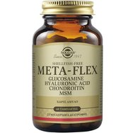 Solgar Promo Meta-Flex Glucosamine Hyaluronic Acid Chondroitin MSM 60tabs & Magnesium with Vitamin Β6 100tabs