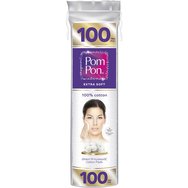 Pom Pon Extra Soft Cotton Pads 100 бр - Големи, висококачествени памучни кръгли тампони за премахване на грим Pom Pon Extra Soft Cotton Pads 100 бр - Големи, висококачествени памучни кръгли тампони за премахване на грим