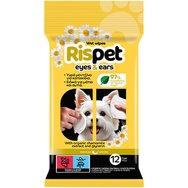 Rispet Eyes & Ears Wet Wipes 12 бр - Кърпички за почистване на очите и ушите на домашни любимци