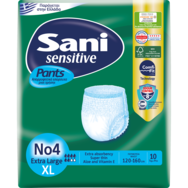 Sani Sensitive Pants 10 бр - No4 Extra Large Sani Sensitive Pants 10 бр - No4 Extra Large