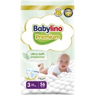 Babylino Premium Ultra Soft Νο3 Midi (4-9kg) 56 бр