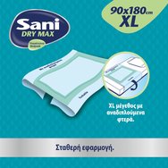Υποσέντονα Sani PREMIUM DRYMAX XL 90x180 με αναδιπλούμενα φτερά 15τεμ. Υποσέντονα Sani PREMIUM DRYMAX XL 90x180 με αναδιπλούμενα φτερά 15τεμ.
