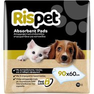 Rispet Absorbent Floor Pet Pads 90x60cm, 14 бр