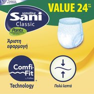 Sani PROMO PACK Sensitive Classic Pants Value Pack 24 Парчета на специална цена - No2 Medium