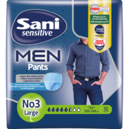 Sani Sensitive Men Pants 12 бр - No3 Large 100-140cm