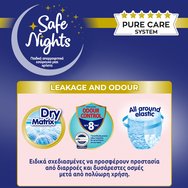 Babylino Safe Nights Girl 4-10 Years (20-35kg) 14 бр Babylino Safe Nights Girl 4-10 Years (20-35kg) 14 бр