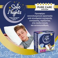 Babylino Safe Nights Boys 13+ Years (48-60kg) Детски абсорбиращи гащички за еднократна употреба за момчета 12 броя Babylino Safe Nights Boys 13+ Years (48-60kg) Детски абсорбиращи гащички за еднократна употреба за момчета 12 броя