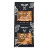 Apivita Express Beauty Gentle Exfoliation Apricot Face Scrub 2x8ml