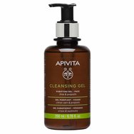 Apivita Purifying Cleansing Gel With Propolis & Lime Почистващ гел за мазна/комбинирана кожа с лайм и прополис 200ml