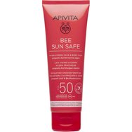 Apivita Bee Sun Safe Hydra Fresh Face & Body Milk Spf50 Travel Size 100ml