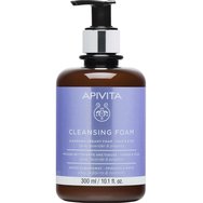 Apivita Cleansing Creamy Foam for Face & Eyes 300ml