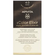 Apivita Promo My Color Elixir Permanent Hair Color - 4.0 кестен Apivita Promo My Color Elixir Permanent Hair Color - 4.0 кестен
