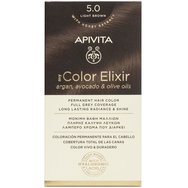 Apivita Promo My Color Elixir Permanent Hair Color - 5.0 Светлокафяво Apivita Promo My Color Elixir Permanent Hair Color - 5.0 Светлокафяво