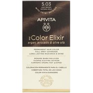 Apivita Promo My Color Elixir Permanent Hair Color - 5.03 Светлокафяв натурален мед Apivita Promo My Color Elixir Permanent Hair Color - 5.03 Светлокафяв натурален мед