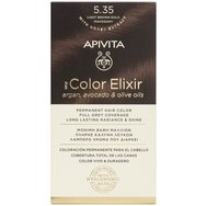 Apivita Promo My Color Elixir Permanent Hair Color - 5.35 Светлокафяв меден махагон