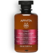 Apivita PROMO PACK Серия за тонизиране на коса за жени Tonic Hair Loss Lotion Spray 150ml & Women\'s Tonic Shampoo 250ml & Caps for Hair 30caps