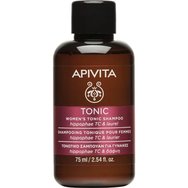Apivita Hair Strengthening Routine for Women PROMO PACK Tonic Hair Loss Lotion 150ml & Подарък Women\'s Tonic Shampoo 75ml & Scalp Massager