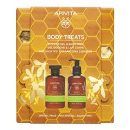 Apivita Promo Tonic Mountain Tea Shower Gel with Essential Oils 250ml & Moisturizing Body Milk 200ml