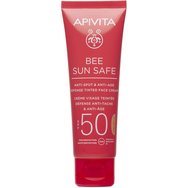 Apivita Bee Sun Safe Anti-Spot & Anti-Age Defence Face Cream Spf50 Tinted 50ml Apivita Bee Sun Safe Anti-Spot & Anti-Age Defence Face Cream Spf50 Tinted 50ml