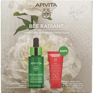 Apivita Promo Bee Radiant Glow Activating & Anti-Fatigue Serum 30ml & Подарък Bee Sun Safe Anti-Spot & Anti-Age Defence Face Cream Spf50, 15ml