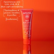 Apivita Promo Bee Radiant Glow Activating & Anti-Fatigue Serum 30ml & Подарък Bee Sun Safe Anti-Spot & Anti-Age Defence Face Cream Spf50, 15ml