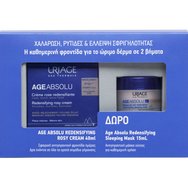 Uriage Promo Age Absolu Redensifying Rosy Face Cream for Mature Skin 40ml & Подарък Sleeping Face Mask Cream 15ml