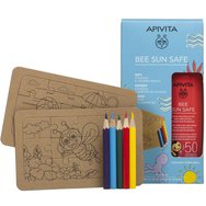 Apivita Promo Bee Sun Safe Hydra Sun Kids Lotion Spray Spf50, 200ml & Подарък Puzzle 2 бр & Подарък Colored Pencils 5 бр