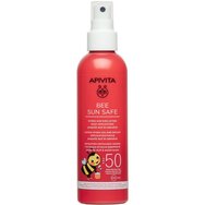 Apivita Promo Bee Sun Safe Hydra Sun Kids Lotion Spray Spf50, 200ml & Подарък Puzzle 2 бр & Подарък Colored Pencils 5 бр