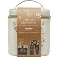 Apivita Queen Bee Promo Absolute Anti-Aging & Regenerating Light Texture Cream 50ml & Redefining Serum 10ml & Подарък Reviving Eye Cream 5ml & торбичка 1 бр Apivita Queen Bee Promo Absolute Anti-Aging & Regenerating Light Texture Cream 50ml & Redefining Serum 10ml & Подарък Reviving Eye Cream 5ml & торбичка 1 бр