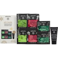 Apivita Promo Express Beauty Moisturizing & Refreshing Aloe Face Mask 2x8ml & Revitalization Pomegranate Face Mask 2x8ml & Ginkgo Biloba Eye Mask 2x2ml & Подарък Black Detox Cleansing Jelly 15  Apivita Promo Express Beauty Moisturizing & Refreshing Aloe Face Mask 2x8ml & Revitalization Pomegranate Face Mask 2x8ml & Ginkgo Biloba Eye Mask 2x2ml & Подарък Black Detox Cleansing Jelly 15