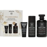 Apivita Promo Men\'s Care Anti-Wrinkle & Anti-Fatique Face & Eye Cream With Cardamom & Propolis 50ml & Black Detox Cleansing Jelly 50ml & Подарък Men\'s Care Hair & Body Wash With Cardamom & Propolis 250ml Apivita Promo Men\'s Care Anti-Wrinkle & Anti-Fatique Face & Eye Cream With Cardamom & Propolis 50ml & Black Detox Cleansing Jelly 50ml & Подарък Men\'s Care Hair & Body Wash With Cardamom & Propolis 250ml