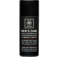 Apivita Promo Men\'s Care Anti-Wrinkle & Anti-Fatique Face & Eye Cream With Cardamom & Propolis 50ml & Black Detox Cleansing Jelly 50ml & Подарък Men\'s Care Hair & Body Wash With Cardamom & Propolis 250ml Apivita Promo Men\'s Care Anti-Wrinkle & Anti-Fatique Face & Eye Cream With Cardamom & Propolis 50ml & Black Detox Cleansing Jelly 50ml & Подарък Men\'s Care Hair & Body Wash With Cardamom & Propolis 250ml