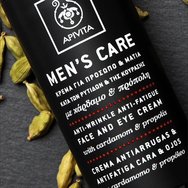 Apivita Promo Men\'s Care Anti-Wrinkle & Anti-Fatique Face & Eye Cream With Cardamom & Propolis 50ml & Black Detox Cleansing Jelly 50ml & Подарък Men\'s Care Hair & Body Wash With Cardamom & Propolis 250ml Apivita Promo Men\'s Care Anti-Wrinkle & Anti-Fatique Face & Eye Cream With Cardamom & Propolis 50ml & Black Detox Cleansing Jelly 50ml & Подарък Men\'s Care Hair & Body Wash With Cardamom & Propolis 250ml
