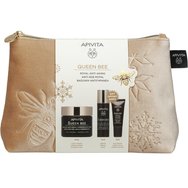 Apivita Queen Bee Promo Absolute Anti-Aging & Regenerating Light Texture Cream 50ml & Подарък Redefining Serum 10ml & Подарък Reviving Eye Cream 5ml & торбичка 1 бр  Apivita Queen Bee Promo Absolute Anti-Aging & Regenerating Light Texture Cream 50ml & Подарък Redefining Serum 10ml & Подарък Reviving Eye Cream 5ml & торбичка 1 бр