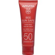 Apivita Promo Bee Sun Safe Hydra Fresh Face-Cream Spf50, Light Texture 50ml & Подарък After Sun Cool & Sooth Face & Body Gel-Cream Travel Size 100ml & Подарък торбичка 1 бр Apivita Promo Bee Sun Safe Hydra Fresh Face-Cream Spf50, Light Texture 50ml & Подарък After Sun Cool & Sooth Face & Body Gel-Cream Travel Size 100ml & Подарък торбичка 1 бр