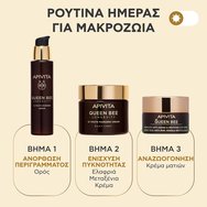 Apivita Queen Bee Longevity 12 Youth Markers Silky Light Cream Анти-ейдж крем за лице с лека, копринена текстура за действие върху 12 показателя на младостта 50ml Apivita Queen Bee Longevity 12 Youth Markers Silky Light Cream Анти-ейдж крем за лице с лека, копринена текстура за действие върху 12 показателя на младостта 50ml